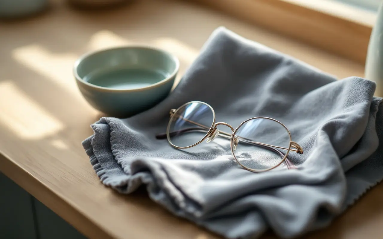 How to clean glasses without scratching the lenses